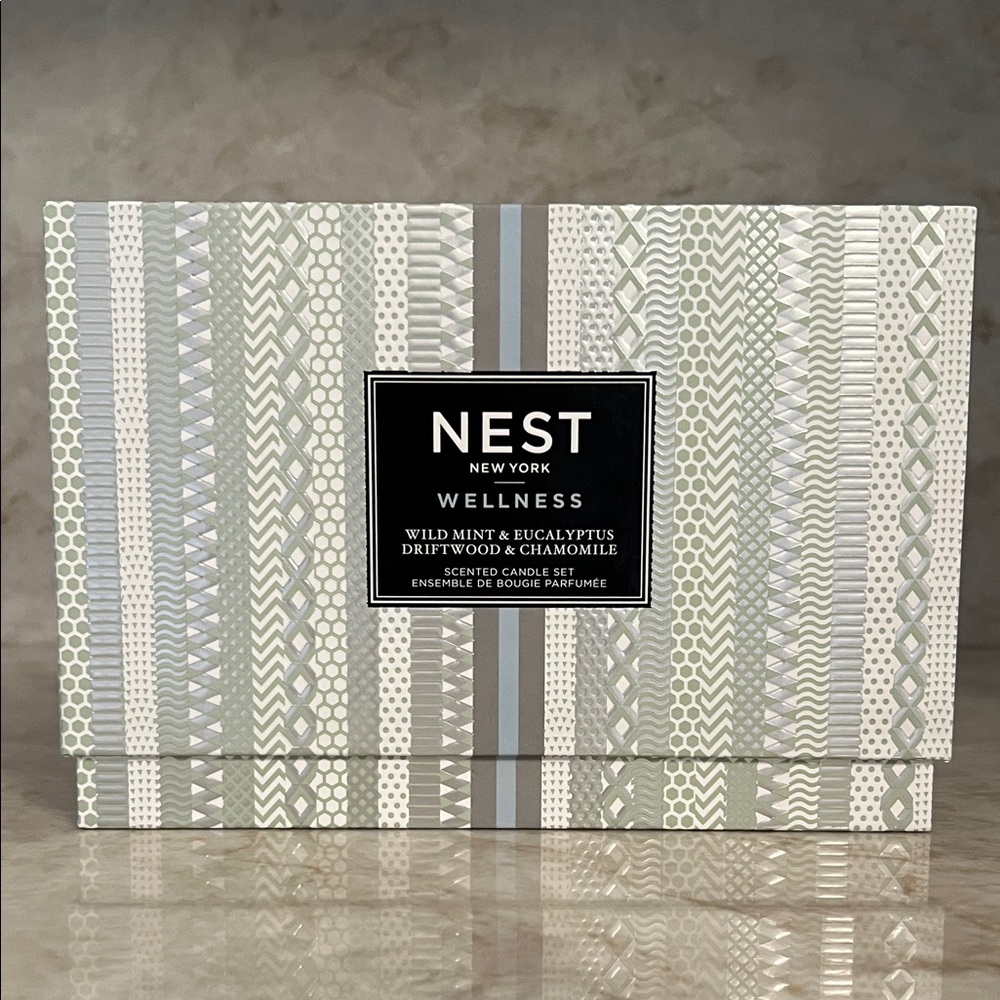 NEW Nest New York Wellness Scented Candle Set